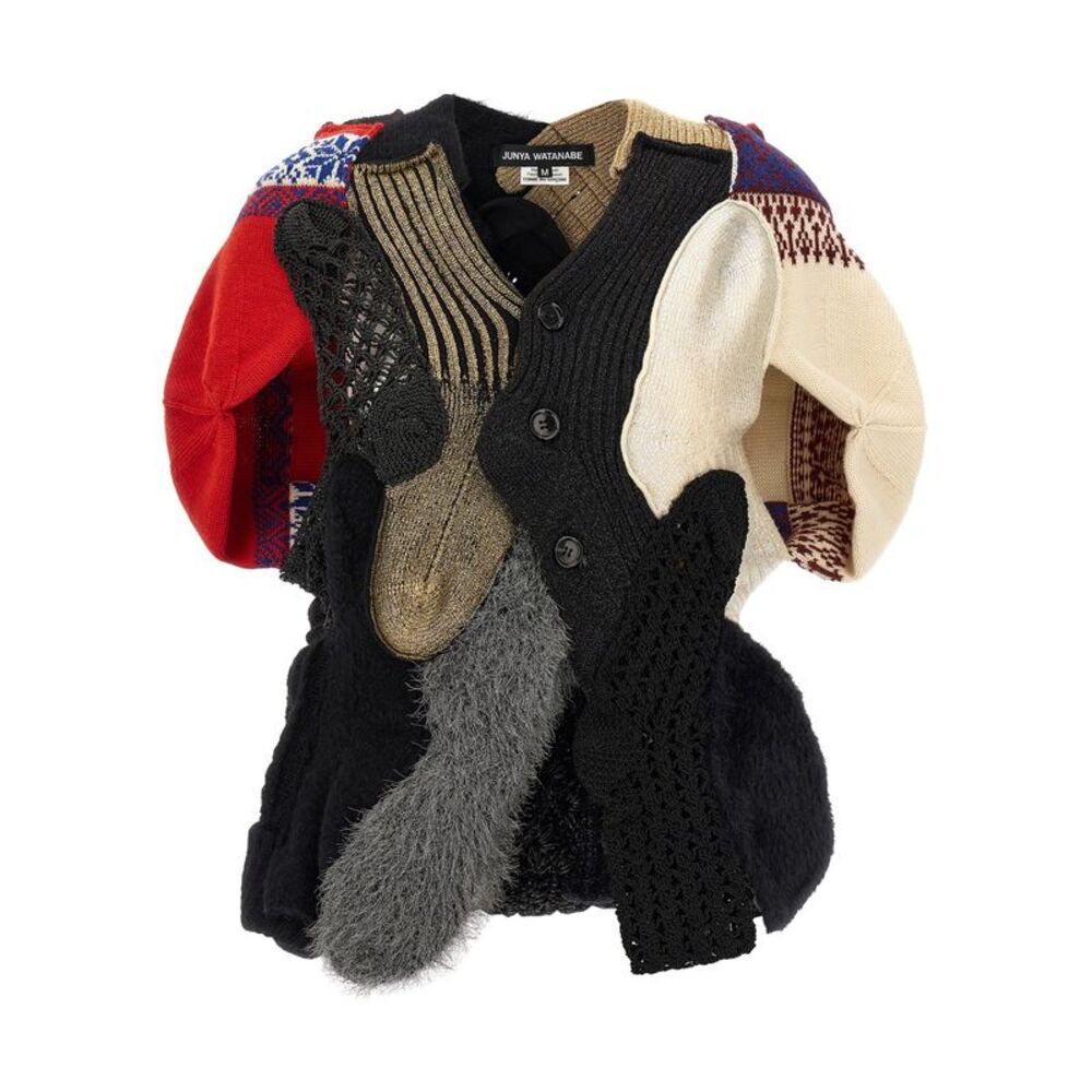 Junya Watanabe Multicolor Wool Women's Cardigan